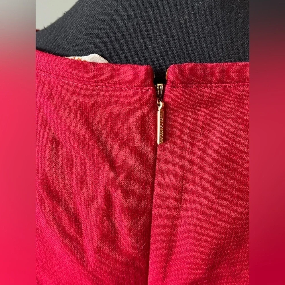 Tory Burch red knee length dress